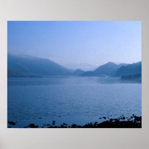 Póster Derwent Water Cumbria England Card
