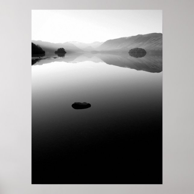 Póster Derwentwater: Distrito del Lago (Frente)