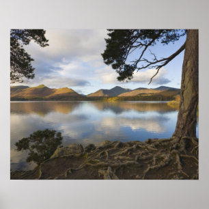 Póster Derwentwater, Lake District, Cumbria, Inglaterra