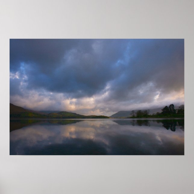 Póster Derwentwater Reflections (Frente)