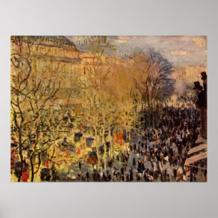 Póster DES Capucines de Claude Monet, Bello Artes del