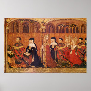 Póster DES Ursins de Jean I Jouvenel con la esposa y