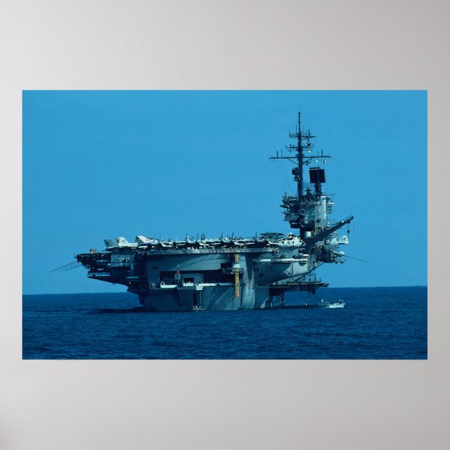 Póster Desactivación de la CV-66 "USS America" en 1996, s (Frente)