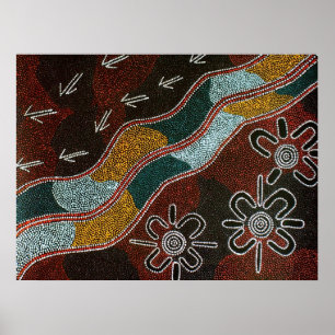 Póster Desafío aborigen