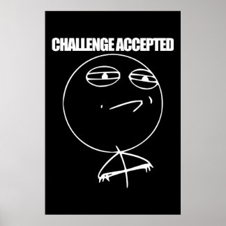 Póster Desafío aceptado