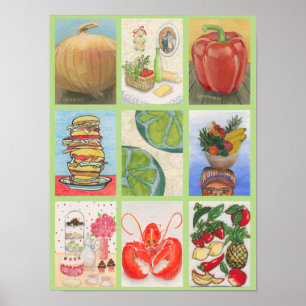 Póster Desafío alimentario