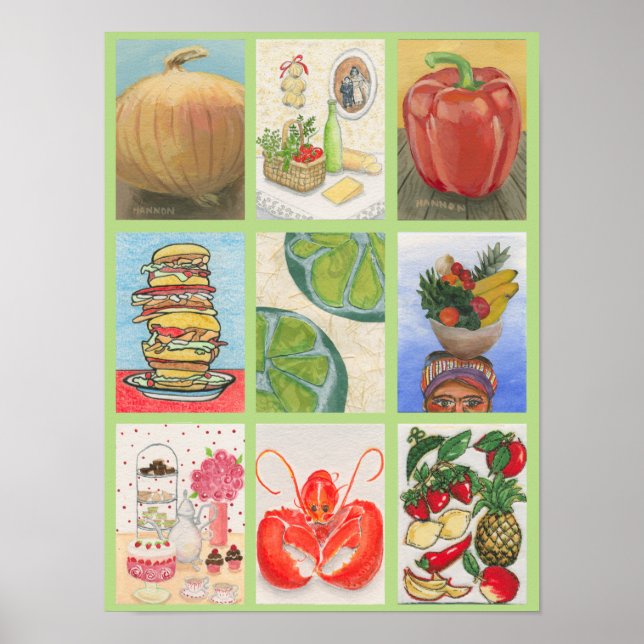 Póster Desafío alimentario (Frente)