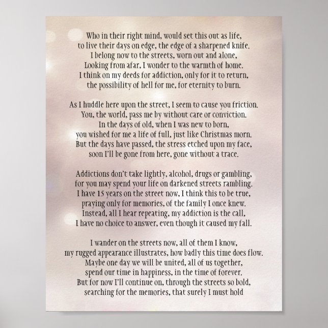 Póster Desamparo (Frente)