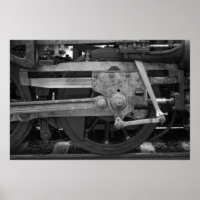 Póster Desaparición de los azules de los ferrocarriles (Frente)