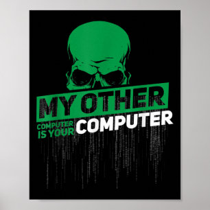 Póster Desarrollador de ingeniería de sistemas Hacker Ner