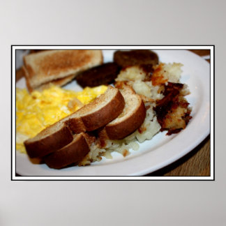 Póster Desayuno