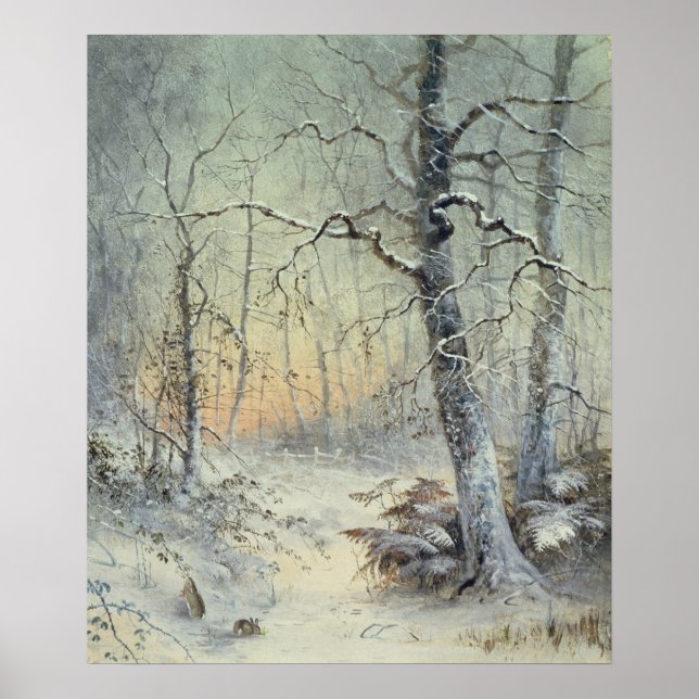 Póster Desayuno de invierno (Frente)