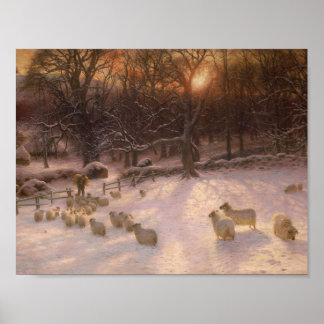 Póster Desayuno de invierno, Joseph Farquharson