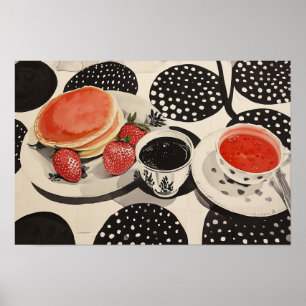 Póster Desayuno de la mañana