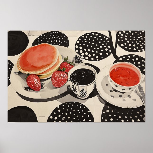 Póster Desayuno de la mañana (Frente)
