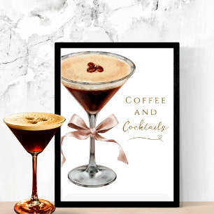 Póster Desayuno de Novia de Café & Cócteles Espresso Mart