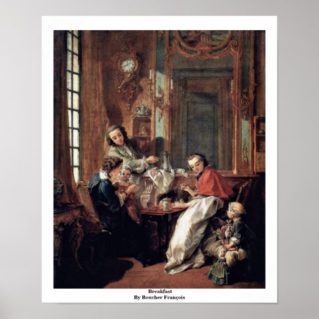 Póster Desayuno Del Boucher François (Frente)