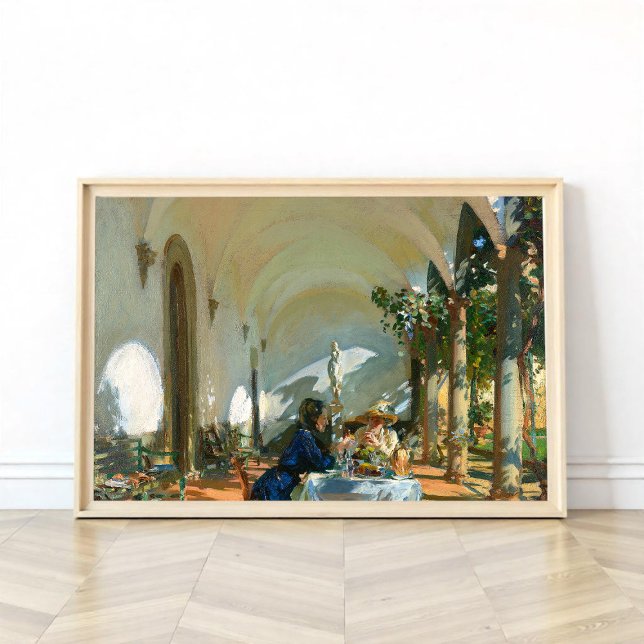 Póster Desayuno en la Logia, Sargent 1910  (Subido por el creador)