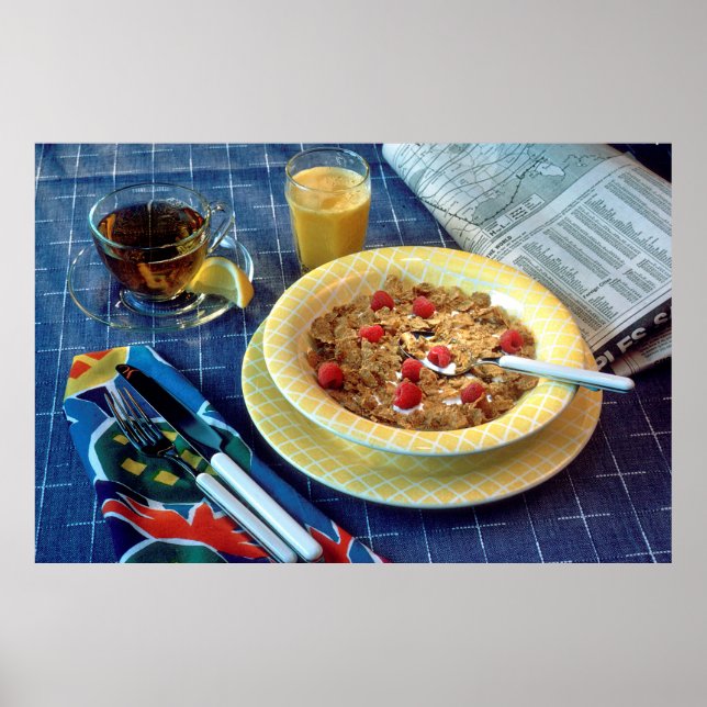 Póster Desayuno matutino (Frente)