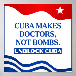 Póster Desbloquear Cuba