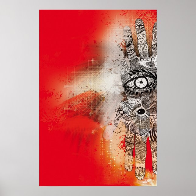 Póster Descansa en paz (Frente)