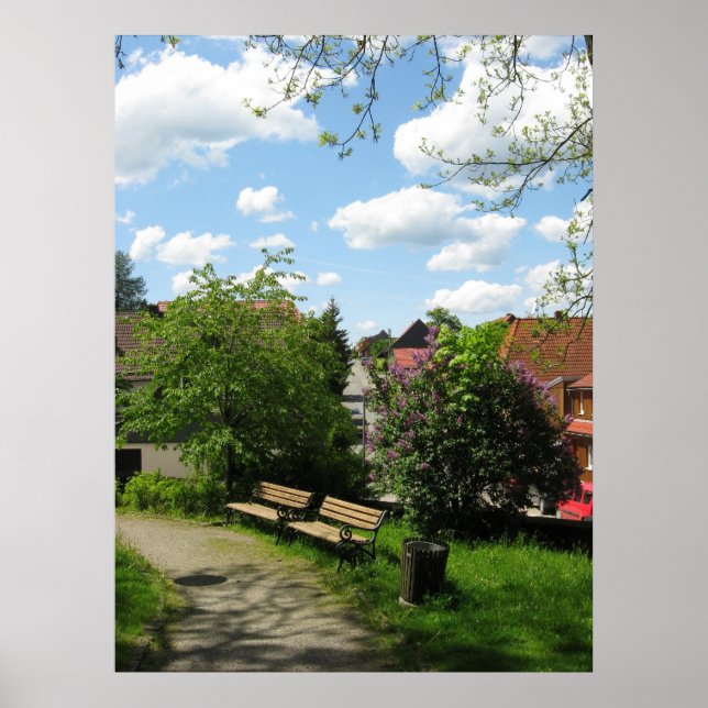 Póster descanse aquí (Frente)