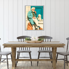 Póster Descanso del almuerzo