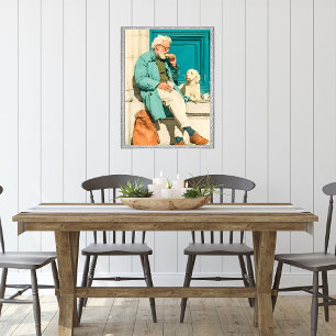 Póster Descanso del almuerzo