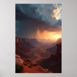 Póster Descanso en la tormenta