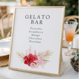 Póster Descarga de la ducha de novia de la cubierta marin