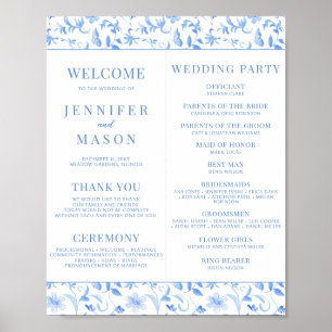 Póster Descarga de los programas de bodas florales de la 