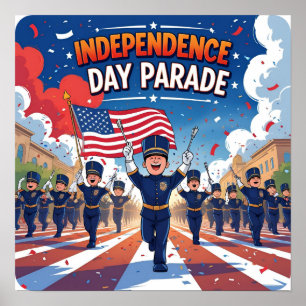 Póster Descarga del Poster de la celebración del desfile 