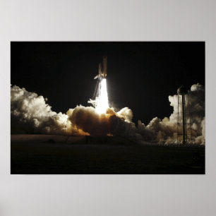 Póster Descarga del servicio de transporte espacial Disco