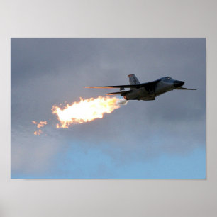Póster Descarga F111 y quemadura