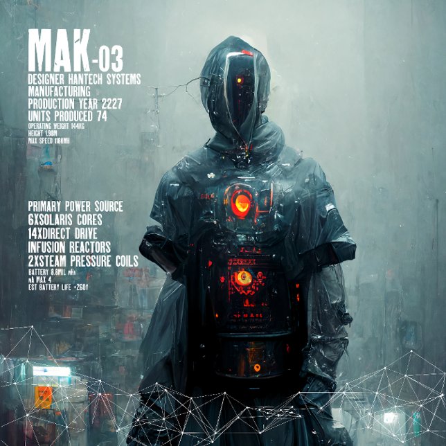 Póster Descarga instantánea de Cyberpunk Android Poster (Subido por el creador)