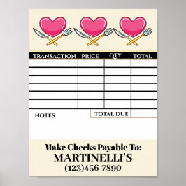 Póster DESCARGAR el Poster de hoja de facturas