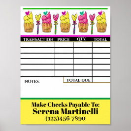 Póster DESCARGAR el Poster de hoja de facturas