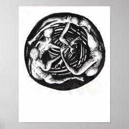 Póster Descenso en espiral