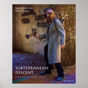 Póster Descenso subterráneo