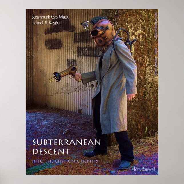 Póster Descenso subterráneo (Frente)