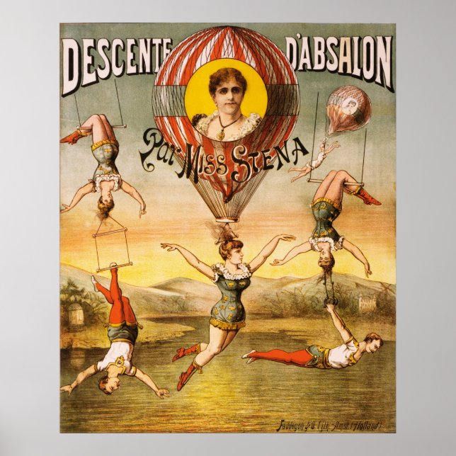 Póster Descente d'Absalon par Miss Stena (Frente)