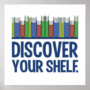 Póster Descubra a su poster de Shelf