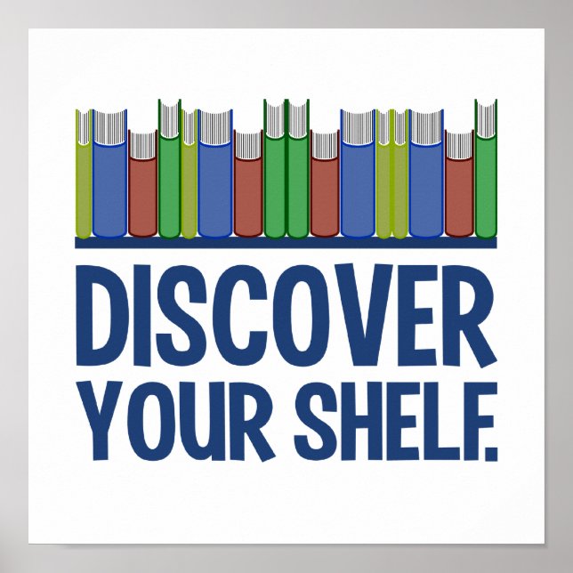 Póster Descubra a su poster de Shelf (Frente)