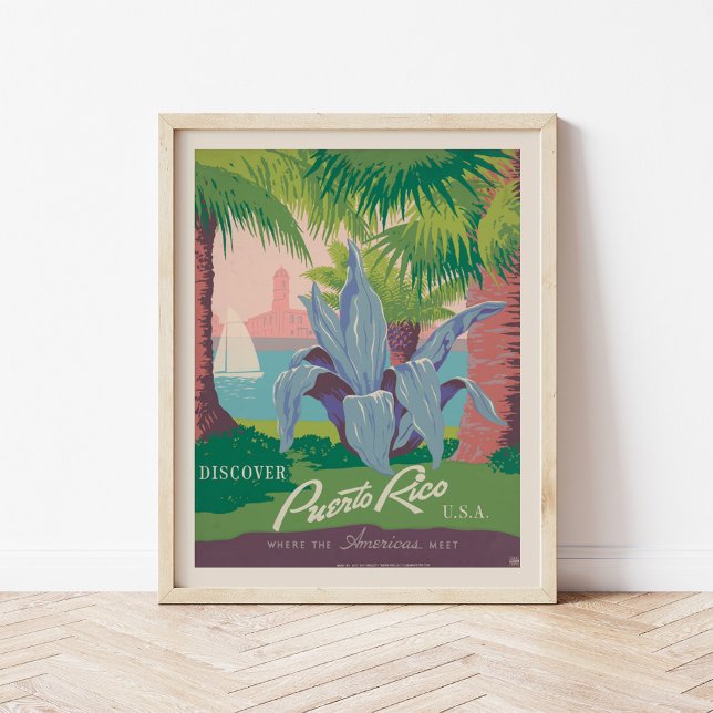 Póster Descubra Puerto Rico USA | Viaje de cosecha (Subido por el creador)