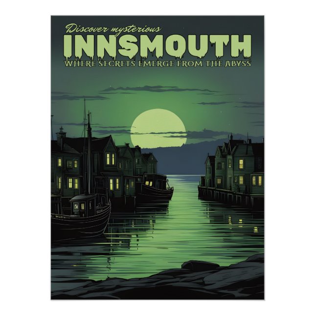 Póster Descubre el misterioso Innsmouth (Anverso)