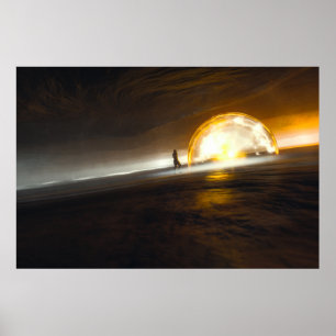 Póster Descubre la extraña esfera energética