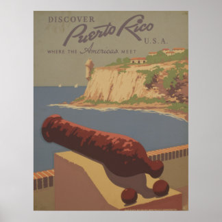 Póster Descubre Puerto Rico