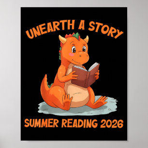 Póster Descubre una historia lectura de verano 2026 hombr
