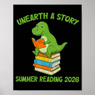 Póster Descubre una historia lectura de verano 2026 hombr