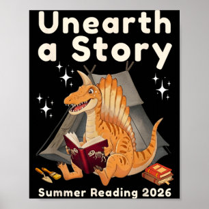 Póster Descubre una historia Lectura de verano 2026 Spino